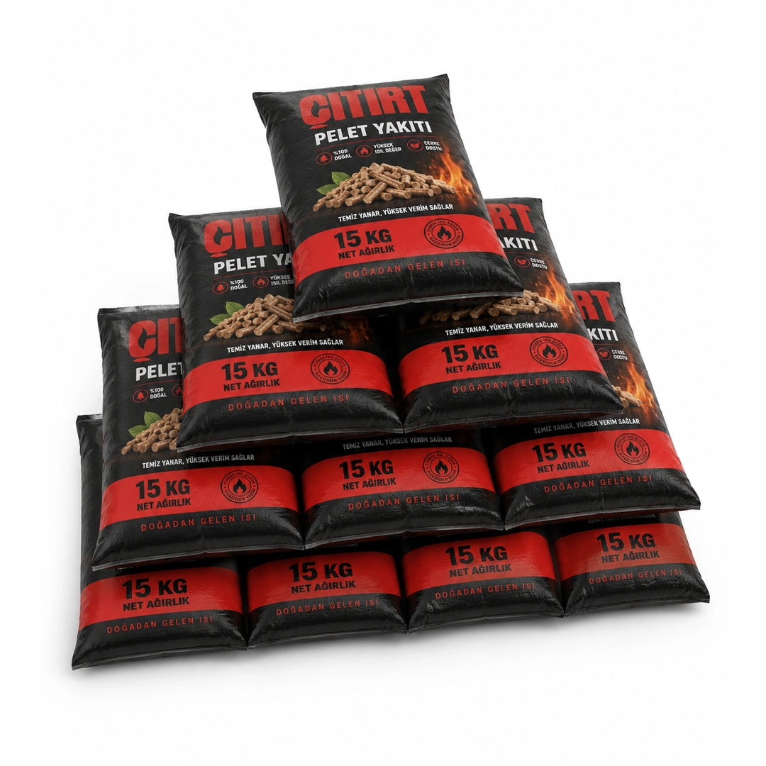 Elazığ Teslim 22 Ton Pelet Yakıt (1 Tır - İndirme Alıcıya Ait)