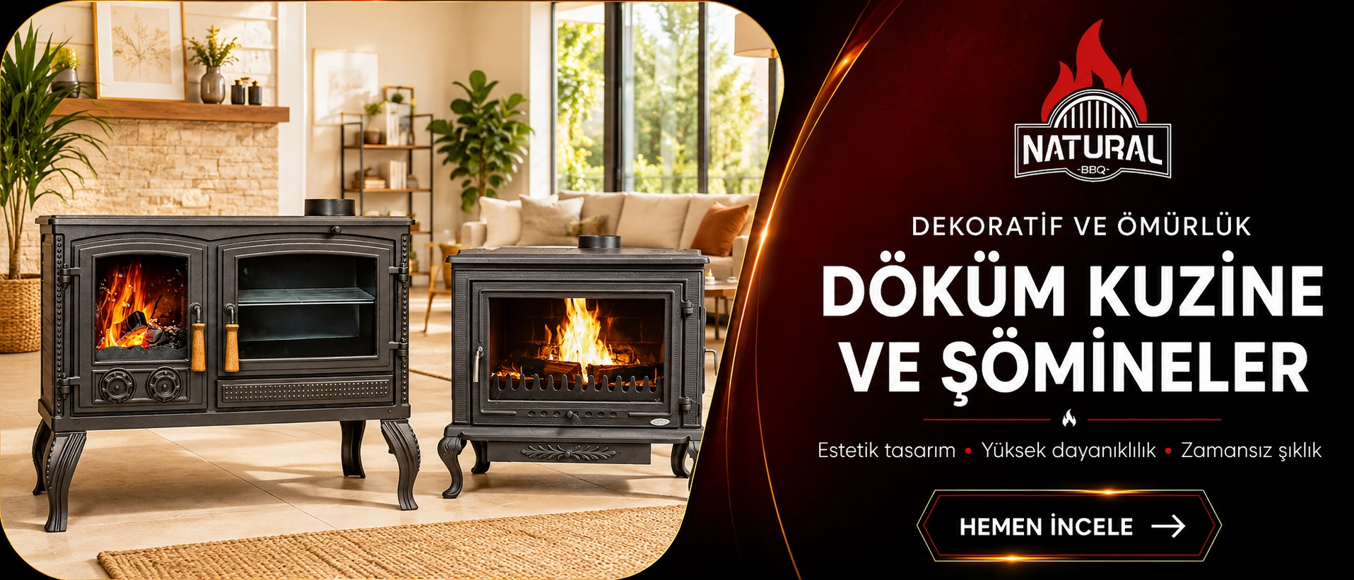 Çanakkale Mangal Kuzine Soba